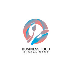 Food Logo creative inspiration business template design