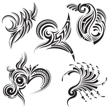 collection of various tattoo designs