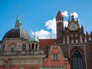 Fototapeta na wymiar old cathedral in gdansk poland