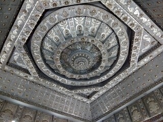 detail of the door of a church