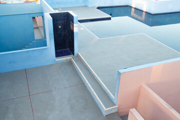 swimming pool in hotel
