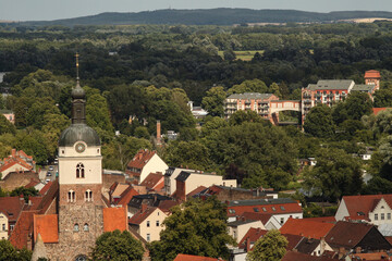 Brandenburg an der Havel Blick über die Altstadt zum Dom