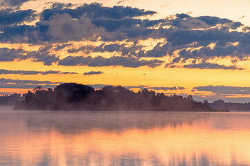 Morgendämmerung am Wörthsee