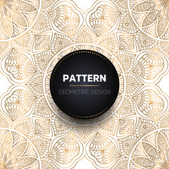 luxury ornamental mandala design background