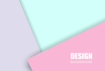 Pastel color paper. Pink, light blue, Violet. geometry.