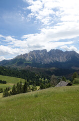 Blick vom Nigerpass zum Latemar