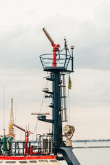 large ship in the Ukrainian port