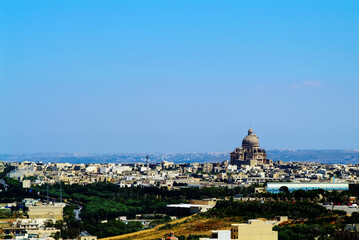 Fototapeta na wymiar Malta : View Of Gozo In Malta