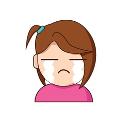 girl crying