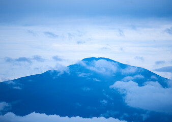 clouds over the Mount Cameroon