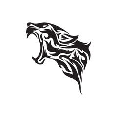 leopard  tribal tattoo