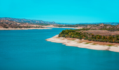 Mequinenza Reservoir, in Zaragoza province, Spain