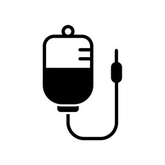 blood bag - infuse icon vector design template