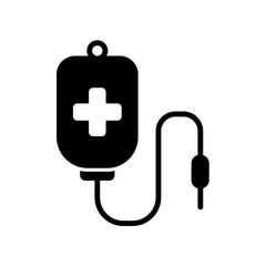 blood bag - infuse icon vector design template