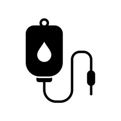 blood bag - infuse icon vector design template