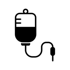 blood bag - infuse icon vector design template