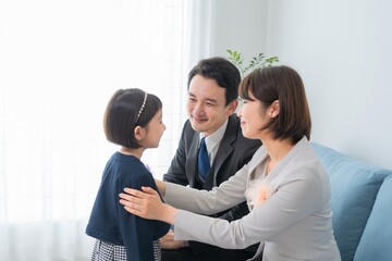 日本人　親子　ポートレート