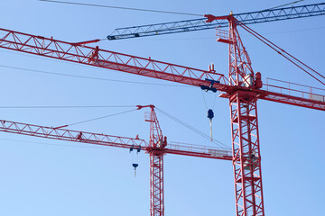crane on a construction site