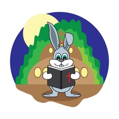 rabbit reading bible