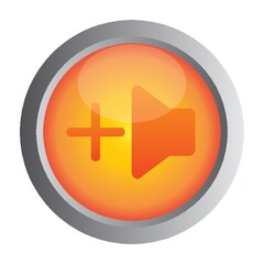 Obraz premium volume up button