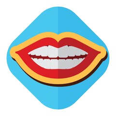 Obraz premium white teeth