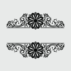 abstract floral decorative background for design