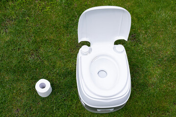 Bio portable camping toilet