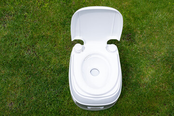 Bio portable camping toilet