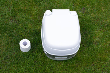 Bio portable camping toilet