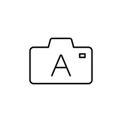 Camera icon. Photography symbol modern, simple, vector, icon for website design, mobile app, ui. Vector Illustration