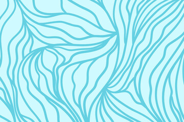Wave pattern. Colorful wavy background. Hand drawn lines