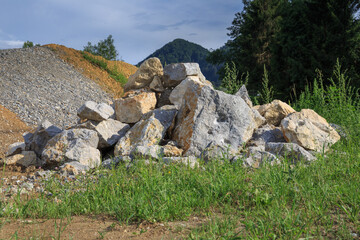 pile of big rocks