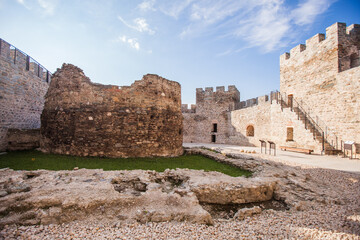 Cultural Heritage, Medieval Ram Fortress, old Ottoman fortress,  border fortification situated on the banks of Danube river, eastern Serbia, Europe
