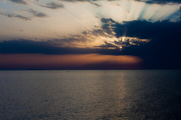 Obraz premium Tramonto a Forio d'Ischia