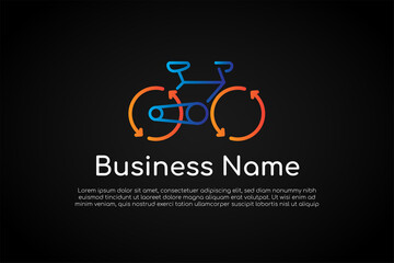 Refresh Bike Logo Template