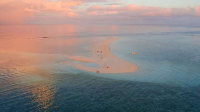 Drone Camiguin White Island Sunrise Philippines 