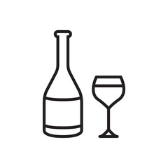Wine icon vector illustration.