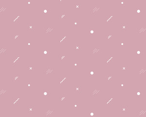 曲線がかわいい北欧風なパターン 丸 おしゃれ 模様 背景 Wall Mural Yugoro