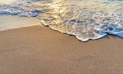 waves on the beach