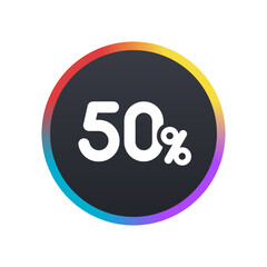 50% -  Push Button