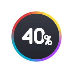 40% -  Push Button