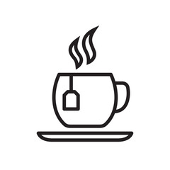 Tea icon vector illustration.