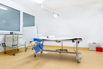 Operationsraum in einer Arztpraxis - Orthopädie, Unfallchirurgie 