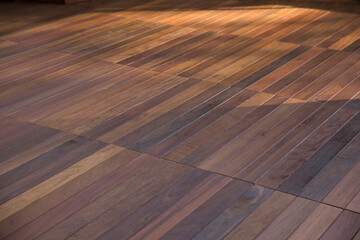 Wood floor cover structure suitable swimming pool , terraces or house interiors