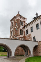 Obraz premium Mir Castle Complex exterior. UNESCO World Heritage site in Belarus