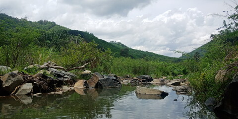 lake in the mountains