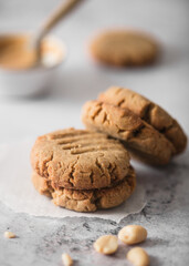 Cookies fait maison au beurre de cacahuète