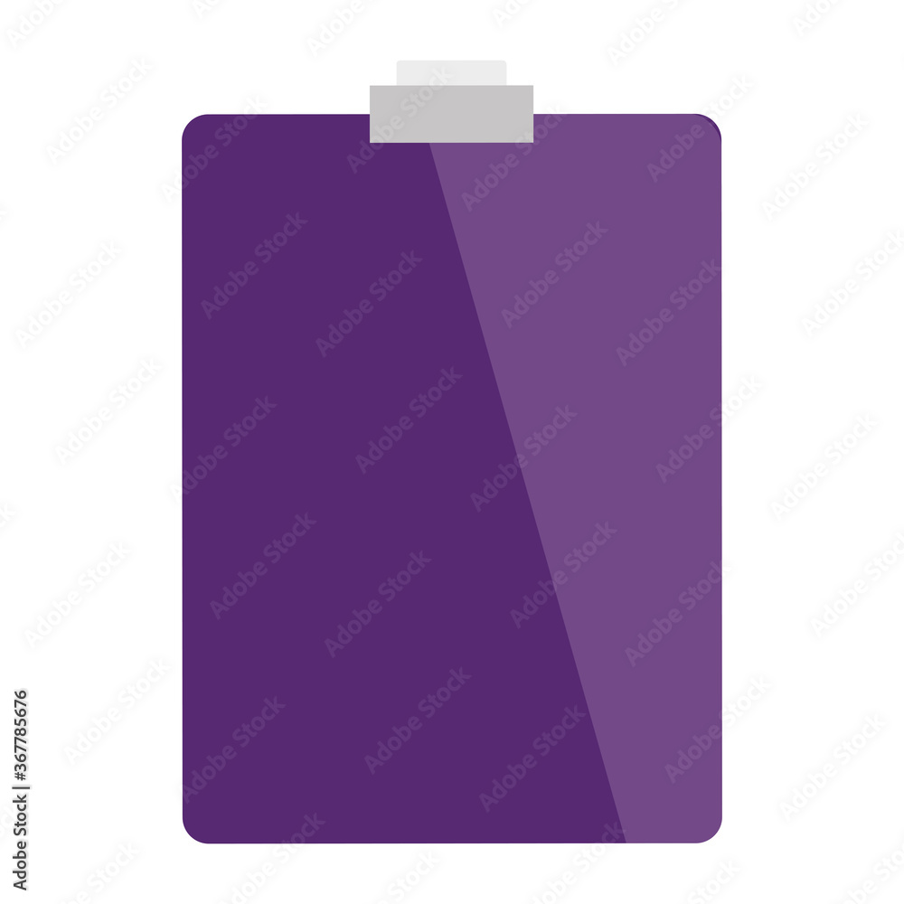 Sticker checklist clipboard document isolated icon