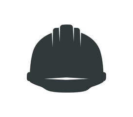 Construction helmet icon.  Vector Helmet plastic vector. 