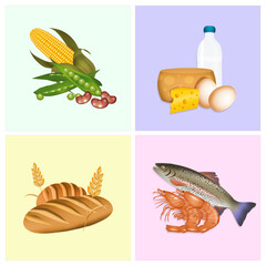 illustration of food intolerance